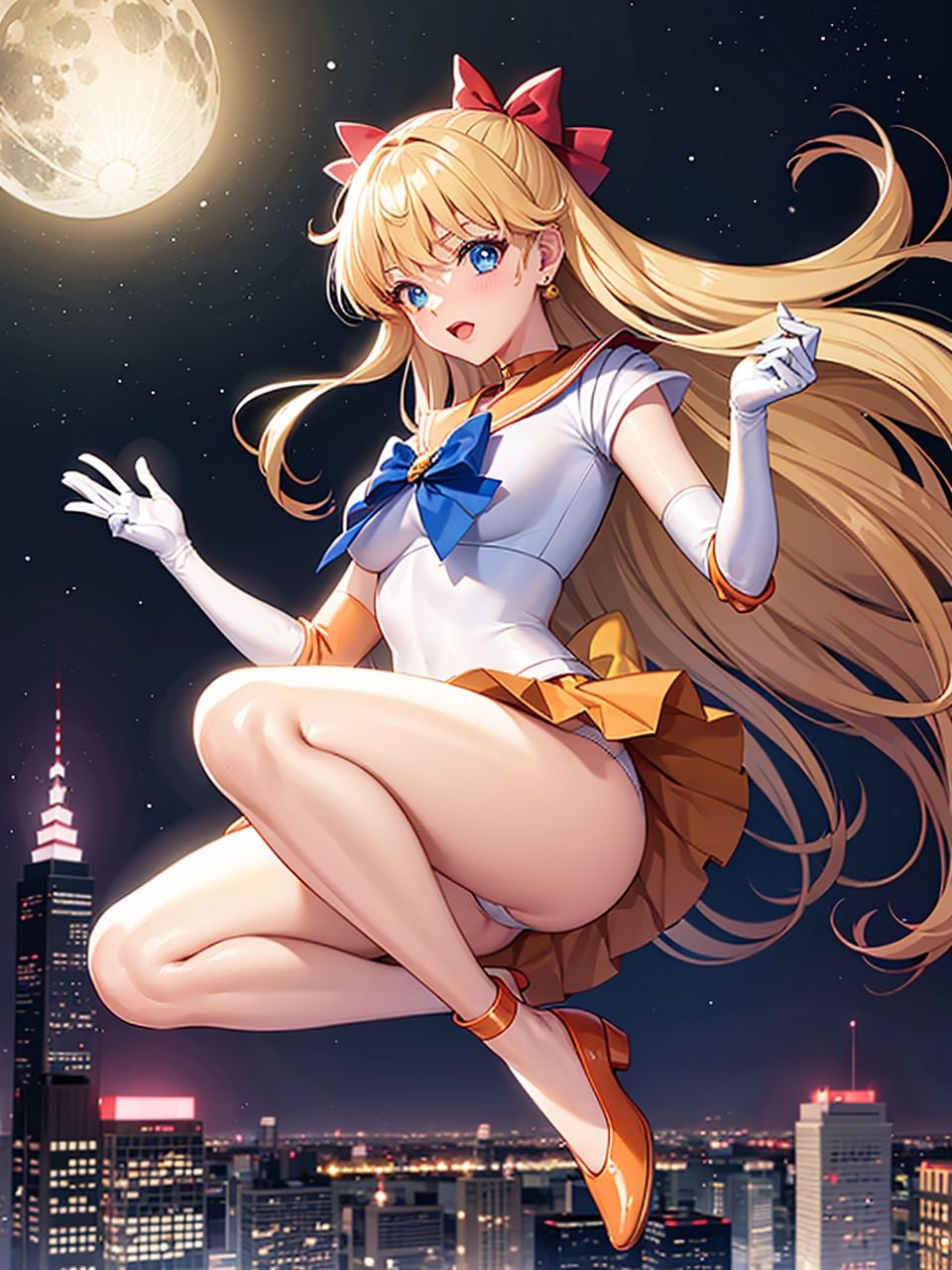 サンプル画像3:美少女戦士セー〇ームーン 愛野〇奈子（ヴィー〇ス） パンチラ集(AI同人Lab) [d_351020]