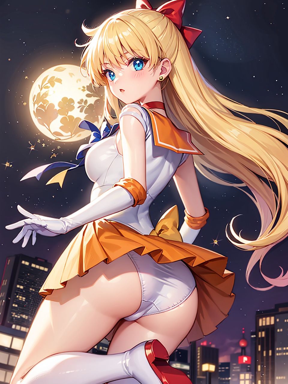 サンプル画像4:美少女戦士セー〇ームーン 愛野〇奈子（ヴィー〇ス） パンチラ集(AI同人Lab) [d_351020]