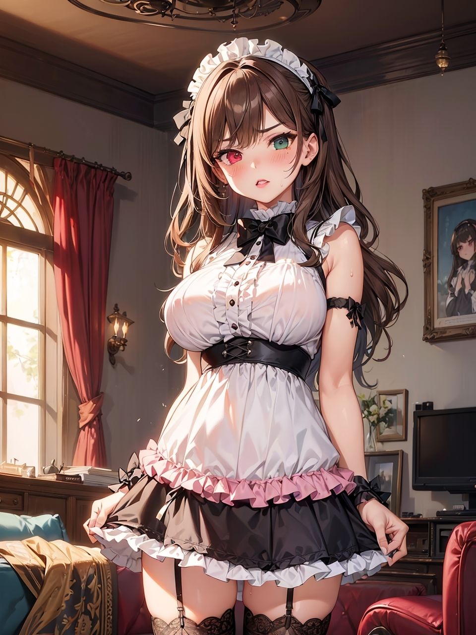 サンプル画像3:SNSにエッチな自撮りをUPしていたのが部下にバレて、おもちゃにされる女上司のCG集(妄想サチュレーション) [d_351050]