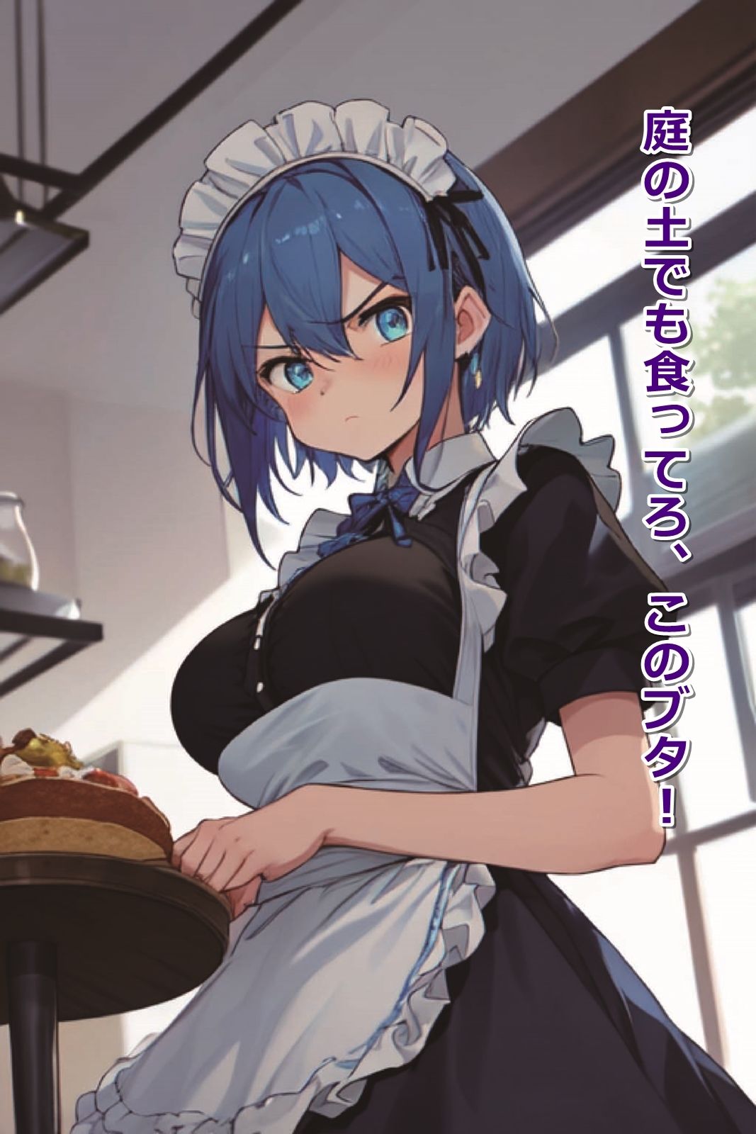 サンプル画像1:せっかくメイドを雇ったのに愛想が悪すぎるんだが・・・(くまとねこ屋) [d_351063]