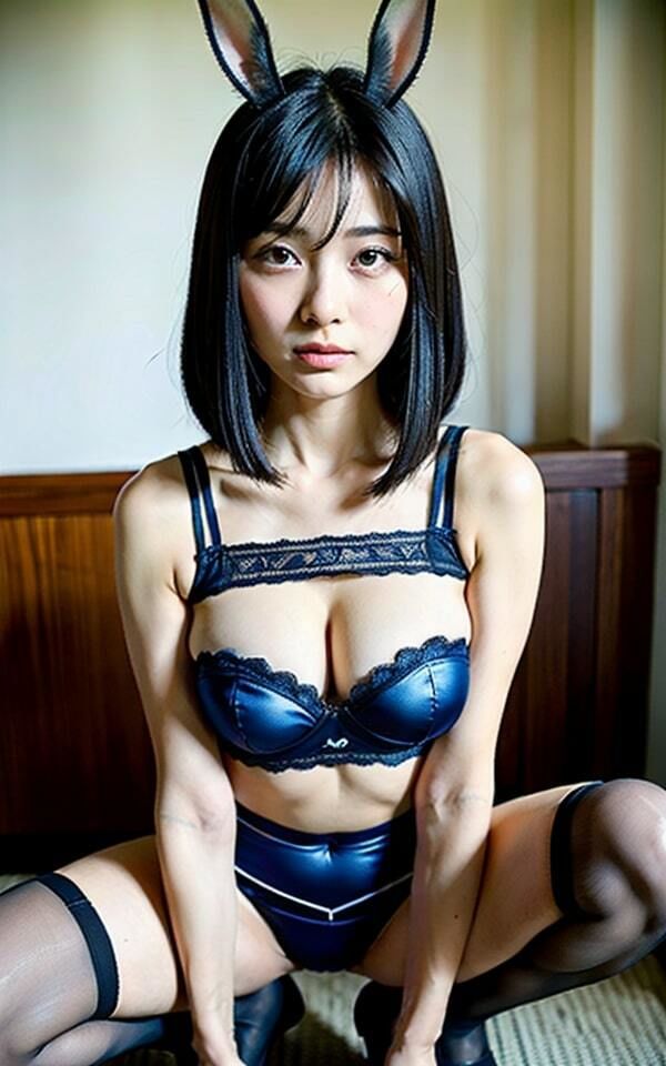 サンプル画像2:野性のコスプレバニー美女撮影記録(kawaii美女LABO) [d_351067]