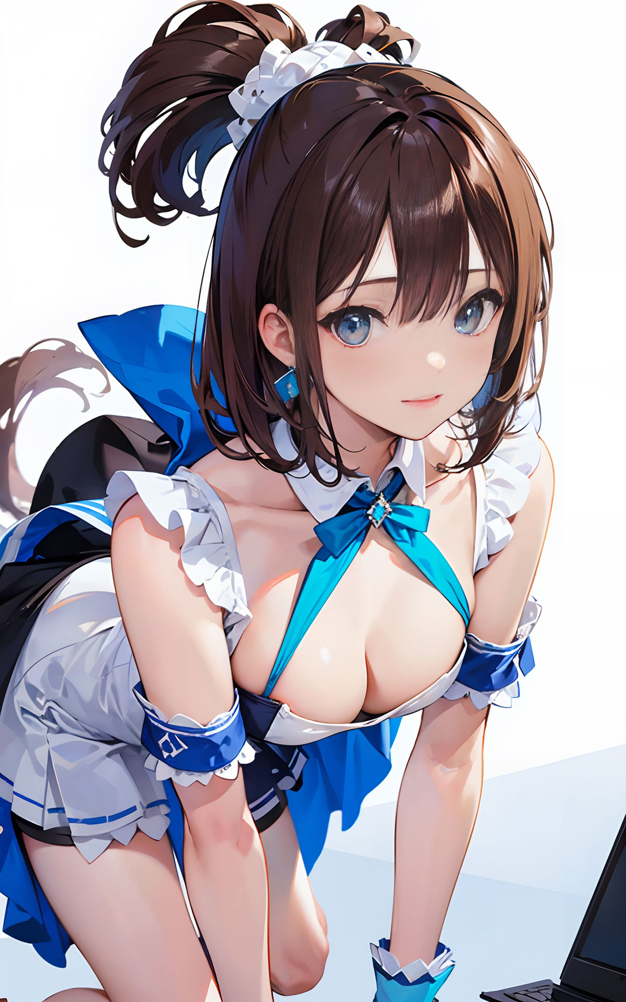 サンプル画像3:【AIイラスト集】清楚女性と魔王の娘 天使外伝(AIde作成坊) [d_351127]