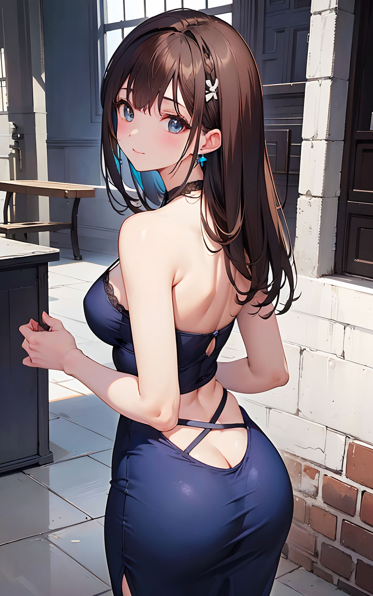 サンプル画像4:【AIイラスト集】清楚女性と魔王の娘 天使外伝(AIde作成坊) [d_351127]