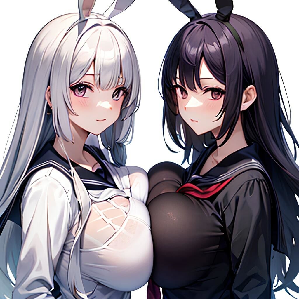 サンプル画像2:乳合わせ(でんでん) [d_351141]