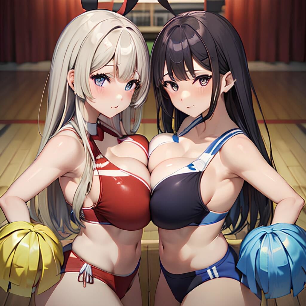 サンプル画像4:乳合わせ(でんでん) [d_351141]