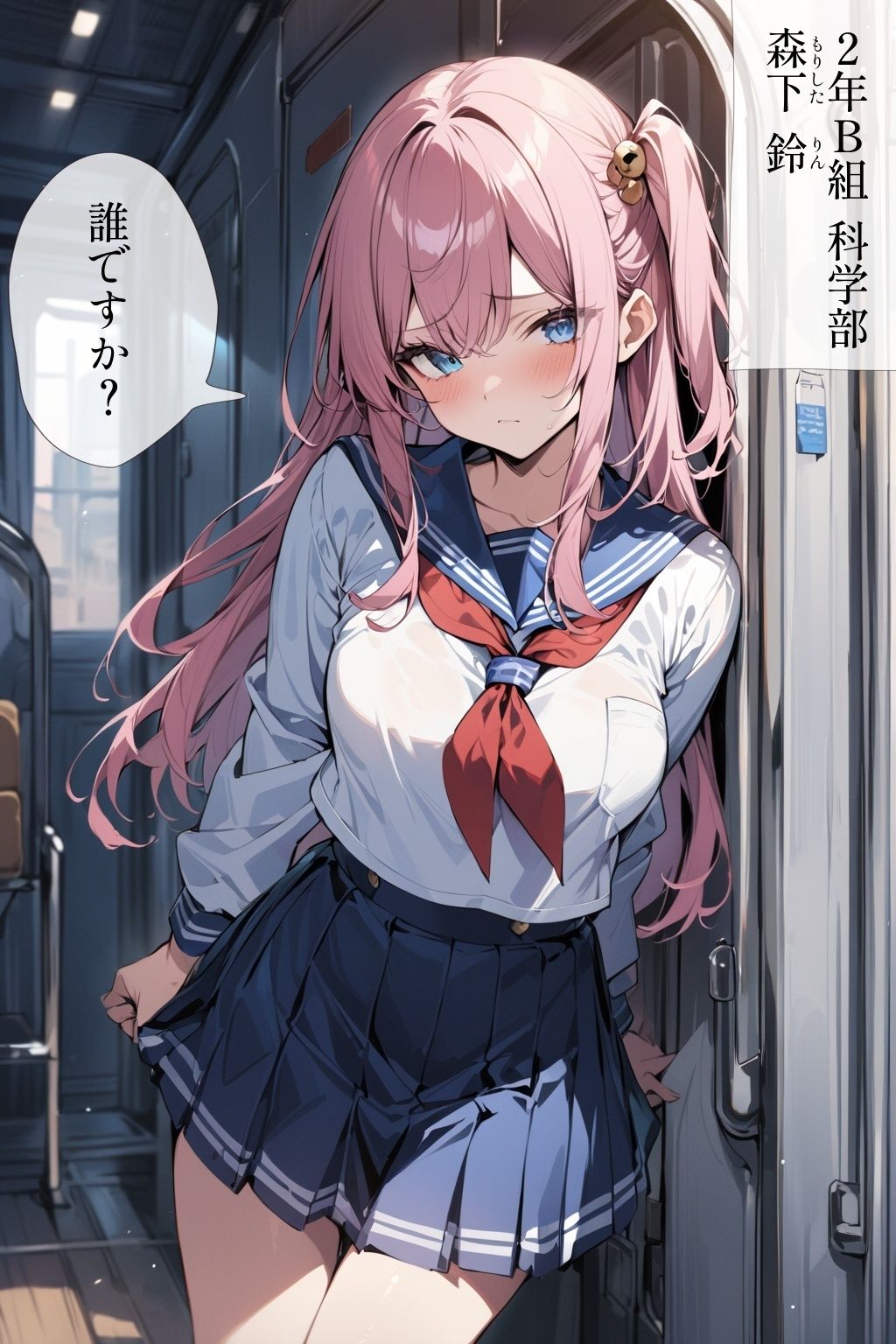 サンプル画像6:50キャラ 制服JK オホ顔Ver 即オチ2コマ 生ハメ催●(事務びーむ) [d_351183]