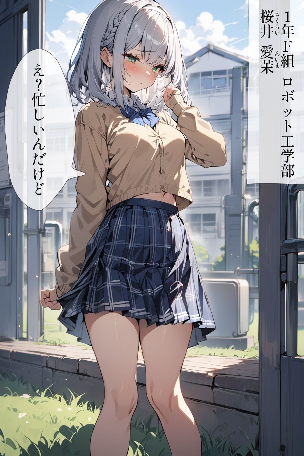 50キャラ 制服JK オホ顔Ver 即オチ2コマ 生ハメ催●