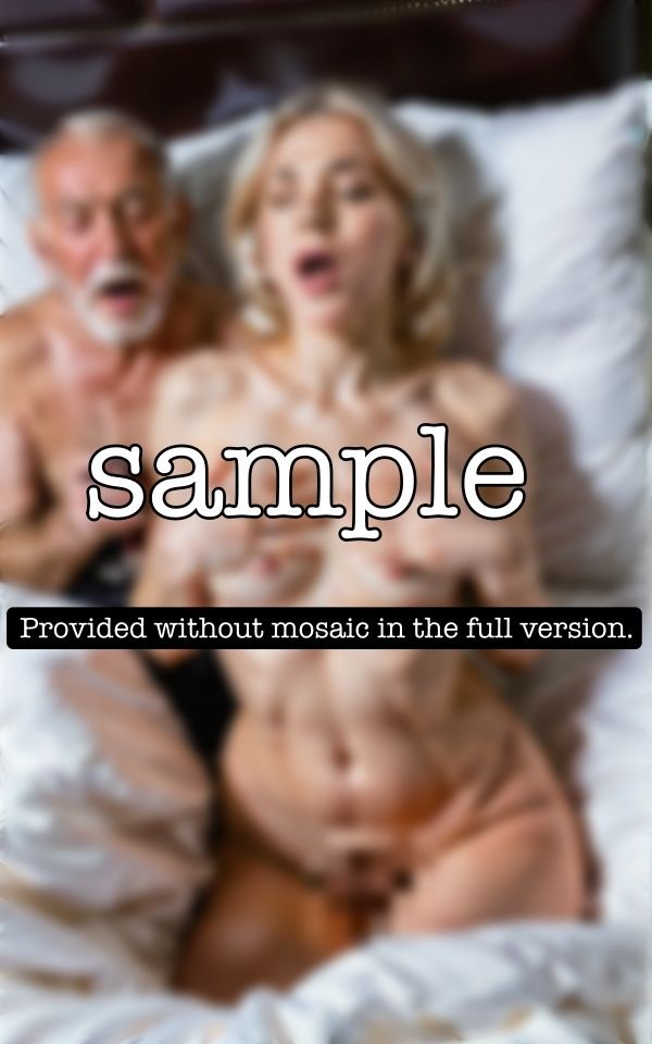 サンプル画像1:熟女外国人！変態だけが集まる大人の乱交サークル〜金髪熟女を囲んで老人たちがセックス〜(オムニバス企画) [d_351187]