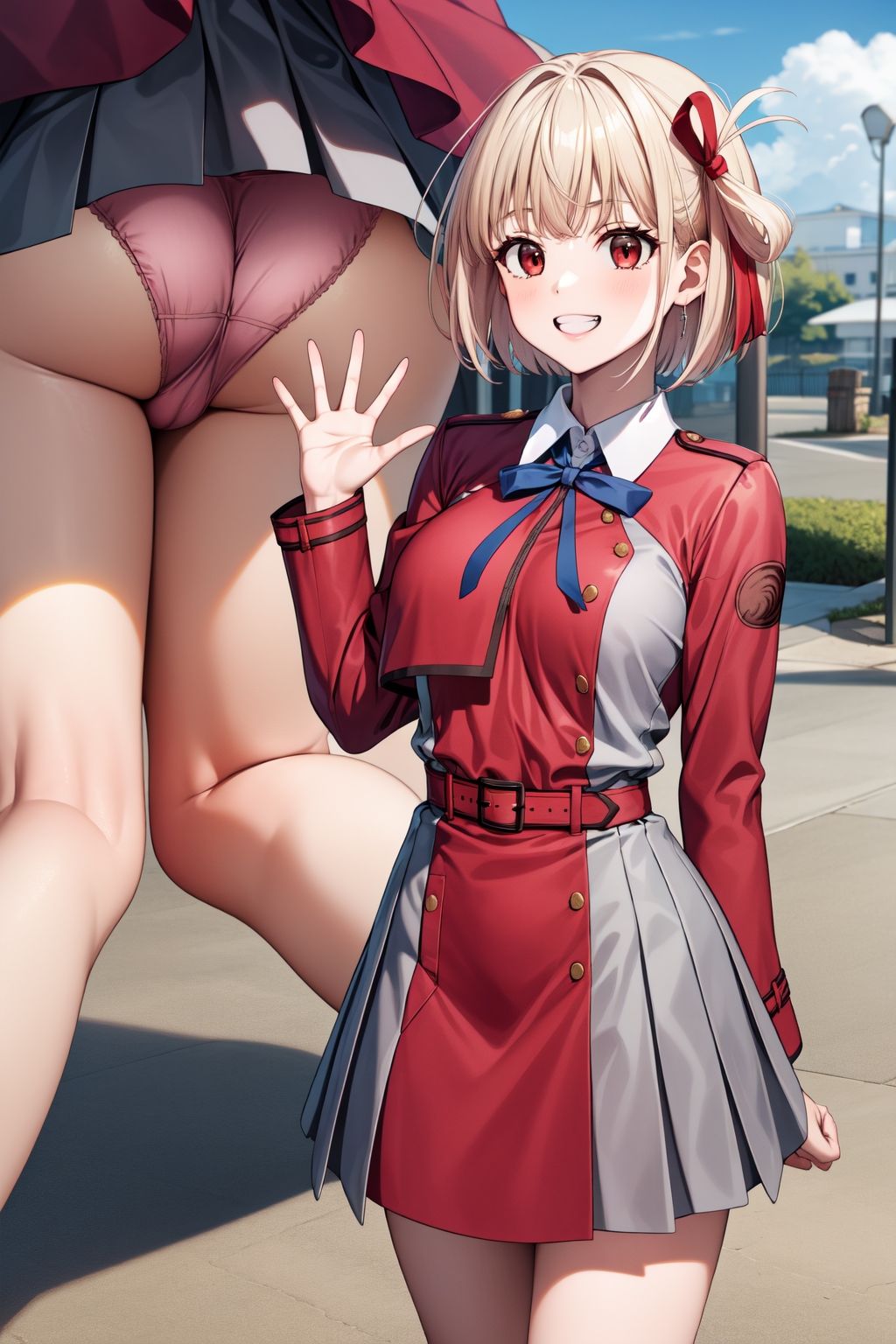 サンプル画像1:リ◯リス・リコイル 千◯ ・た◯な 逆さ撮りCG集(パンチラデビル) [d_351248]