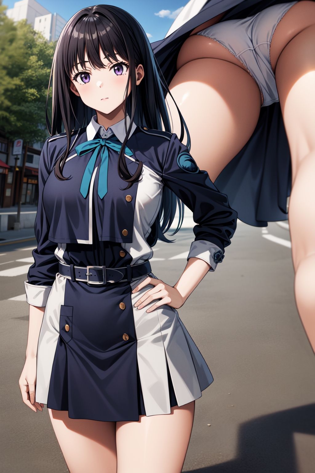 サンプル画像3:リ◯リス・リコイル 千◯ ・た◯な 逆さ撮りCG集(パンチラデビル) [d_351248]