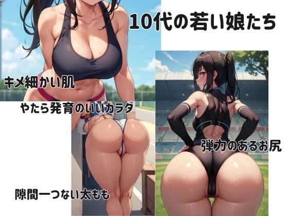 サンプル画像1:発育が良すぎる陸上女子(ぐらまりおーる) [d_351304]