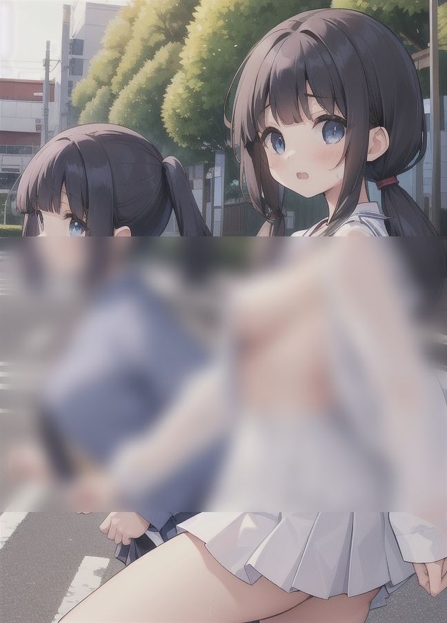 サンプル画像1:ノーブラ少女｜おっぱいゆらゆら(お花畑) [d_351331]