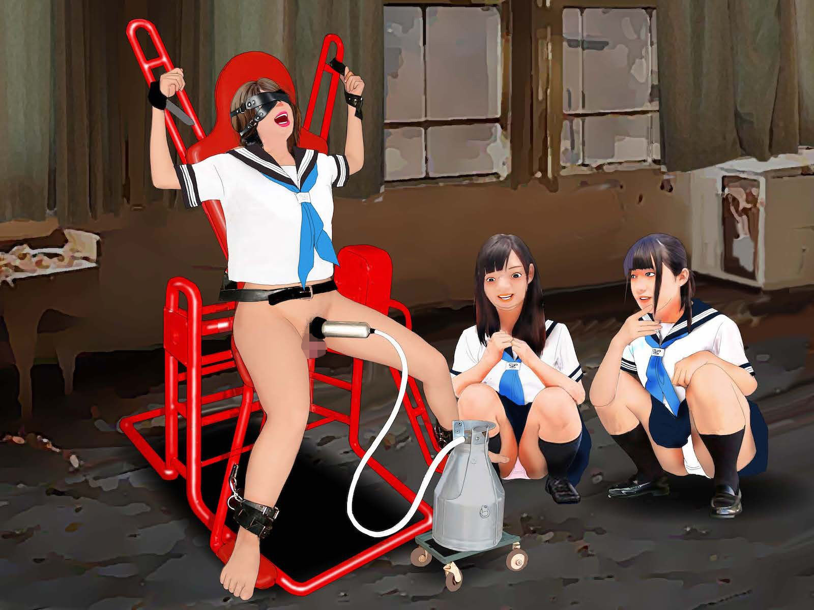 サンプル画像2:男の娘絵本「放課後のSM性戯」(Girlboy) [d_351332]