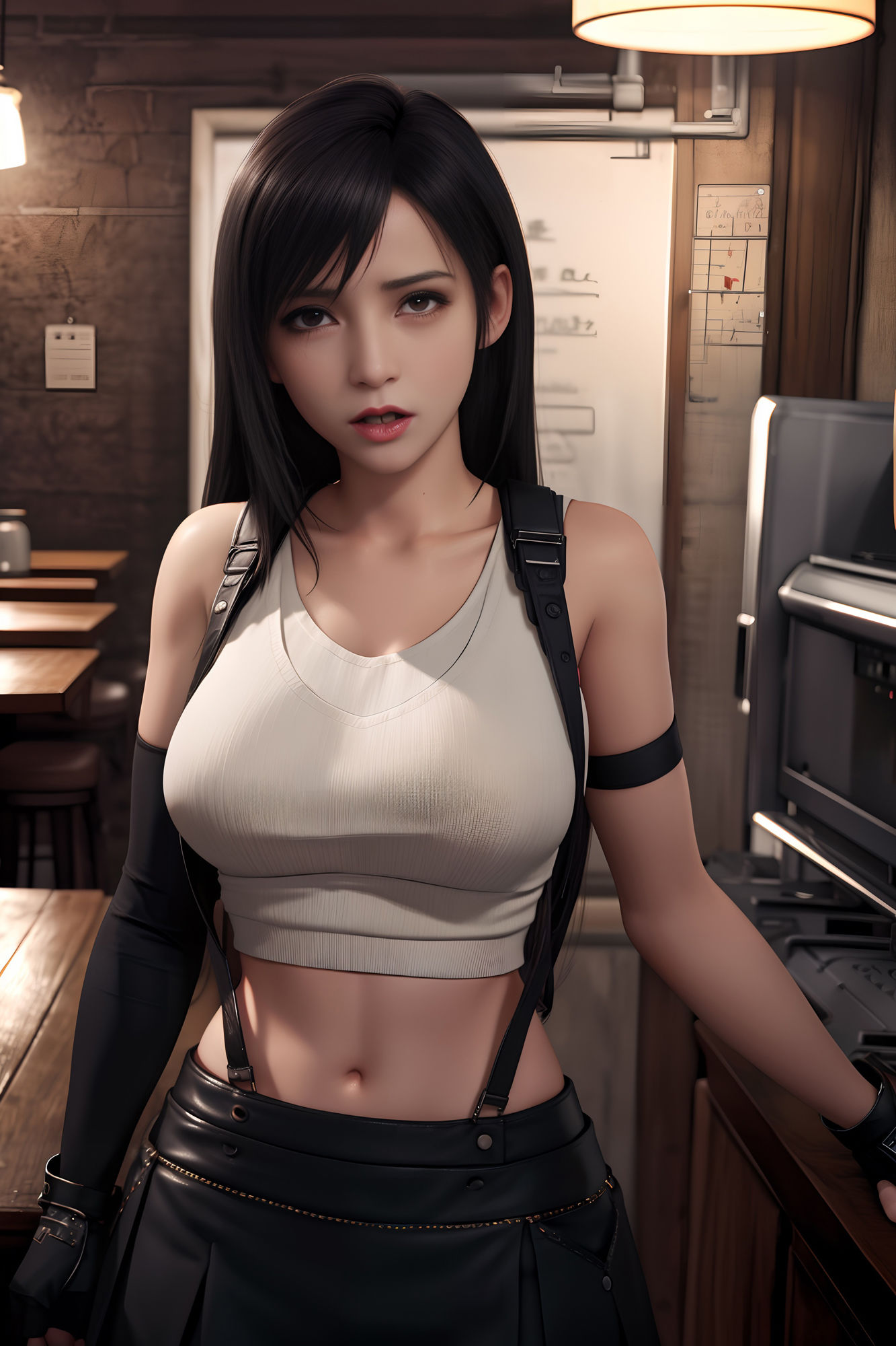 サンプル画像1:酒場でのティファとの物語(Red Society Dream Factory) [d_351399]