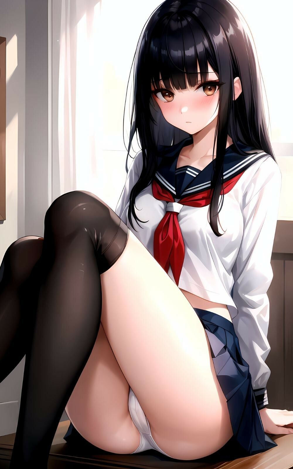 サンプル画像2:清楚系女子校生とヤりまくり(Aidoll) [d_351470]