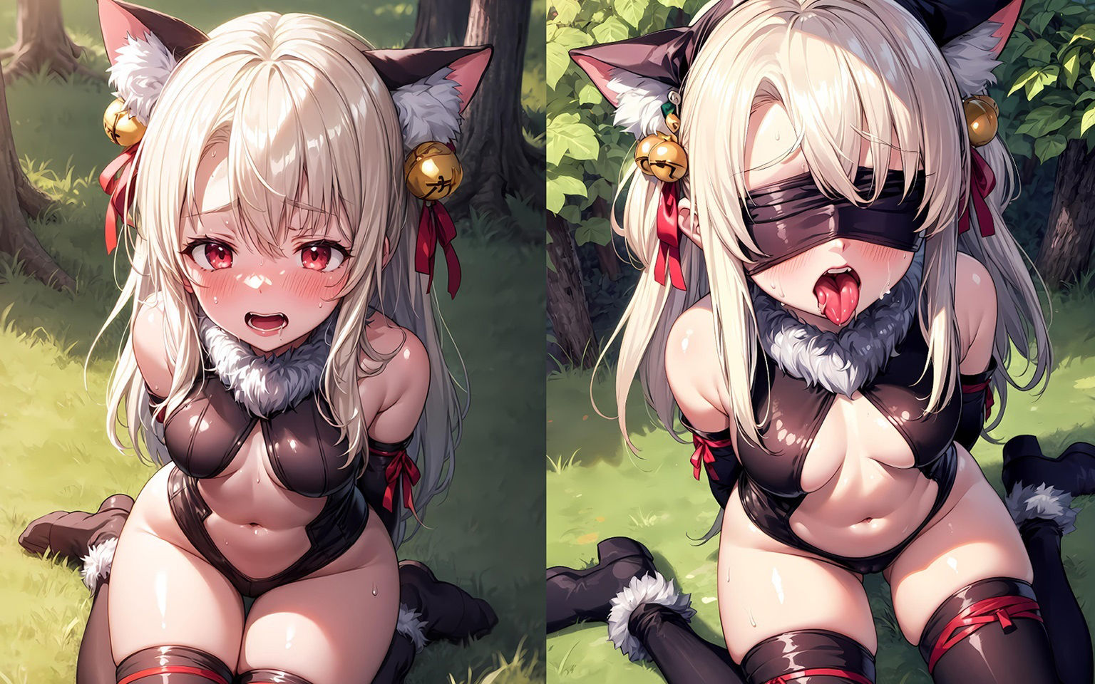 サンプル画像2:ビーストイリヤちゃんと森でメチャクチャしてみた(かずな屋) [d_351477]