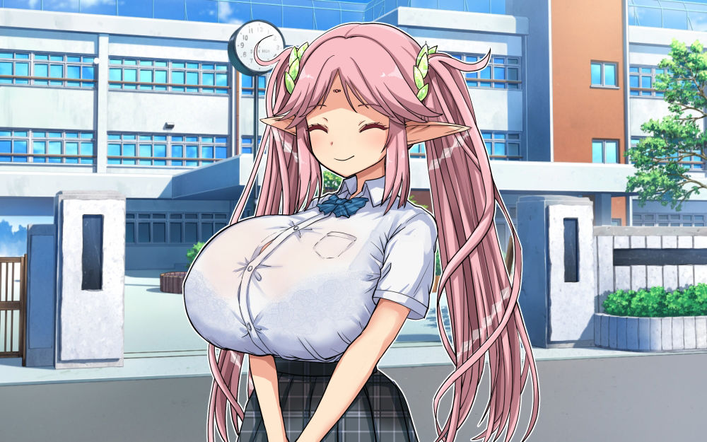 サンプル画像1:留学生は超乳エルフ(Liberation) [d_351610]