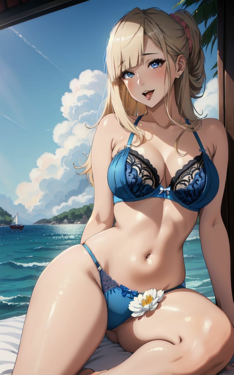 サンプル画像2:【超高画質グラビア写真集】エチエチ女の下着。ぬきの50枚〜4巻〜(へんたいまんが【AIイラスト】) [d_351660]