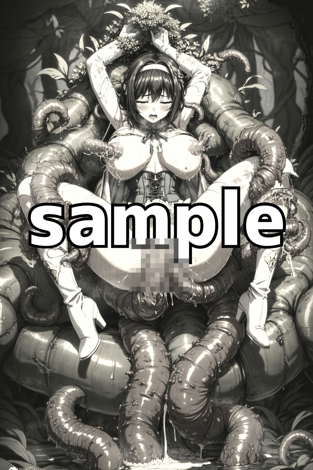 サンプル画像4:錬金術師の受難 〜植物型触手の脅威〜(触手屋) [d_351662]