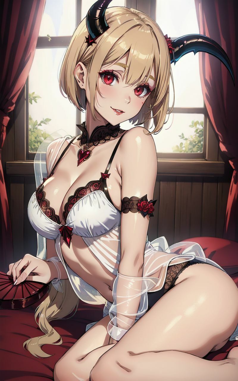 サンプル画像2:【超高画質グラビア写真集】サキュバスの下着。ぬきの50枚〜4巻〜(ドえろファンタジー【AIイラスト】) [d_351664]