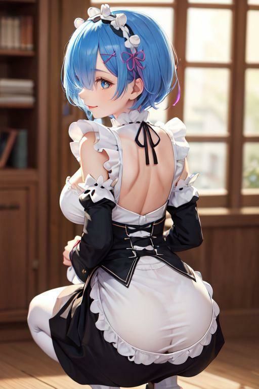 サンプル画像2:◯◯:ゼロから始める異世界生活 レ◯みたいな女の子(縦軸と無花果) [d_351700]