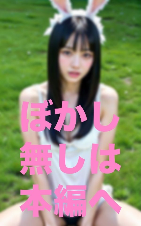 サンプル画像2:ママぁ！今日公園でウサギさんと遊んだよぉぉ(三千寵AI) [d_351724]