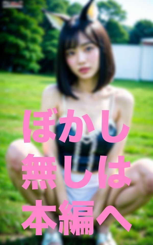 サンプル画像3:ママぁ！今日公園でウサギさんと遊んだよぉぉ(三千寵AI) [d_351724]