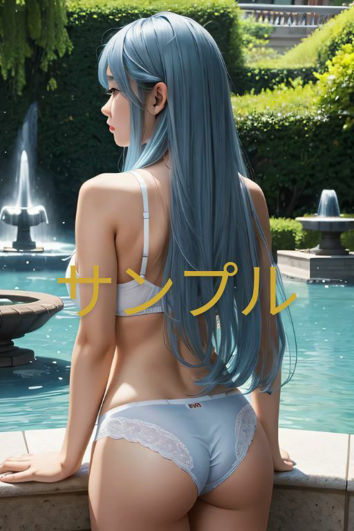 サンプル画像3:聖女の水浴びを覗いてしまった(KOC) [d_351725]