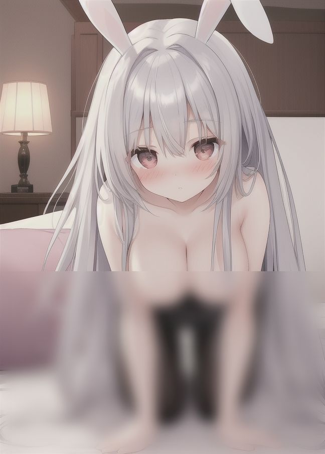 サンプル画像5:うさぎむすめ｜四つん這いで誘惑(AI見習い) [d_351803]