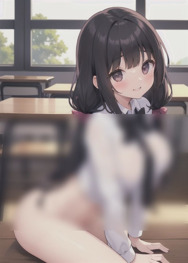 サンプル画像1:制服を脱いだ…露出女子(AI見習い) [d_351810]