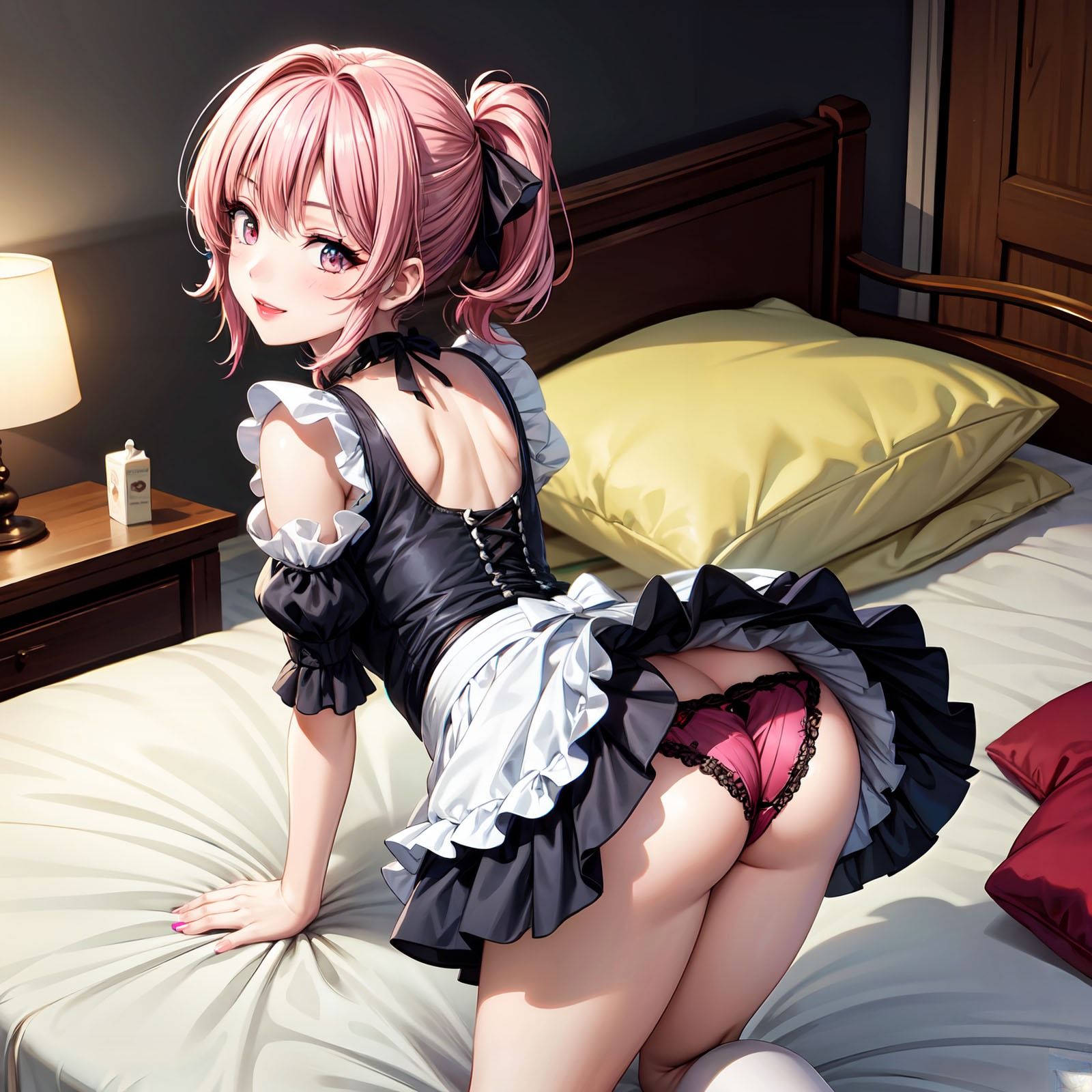 サンプル画像2:AI FRONTIER/AIイラスト集008/うちのメイドが誘ってくる/03(AI FRONTIER) [d_351848]