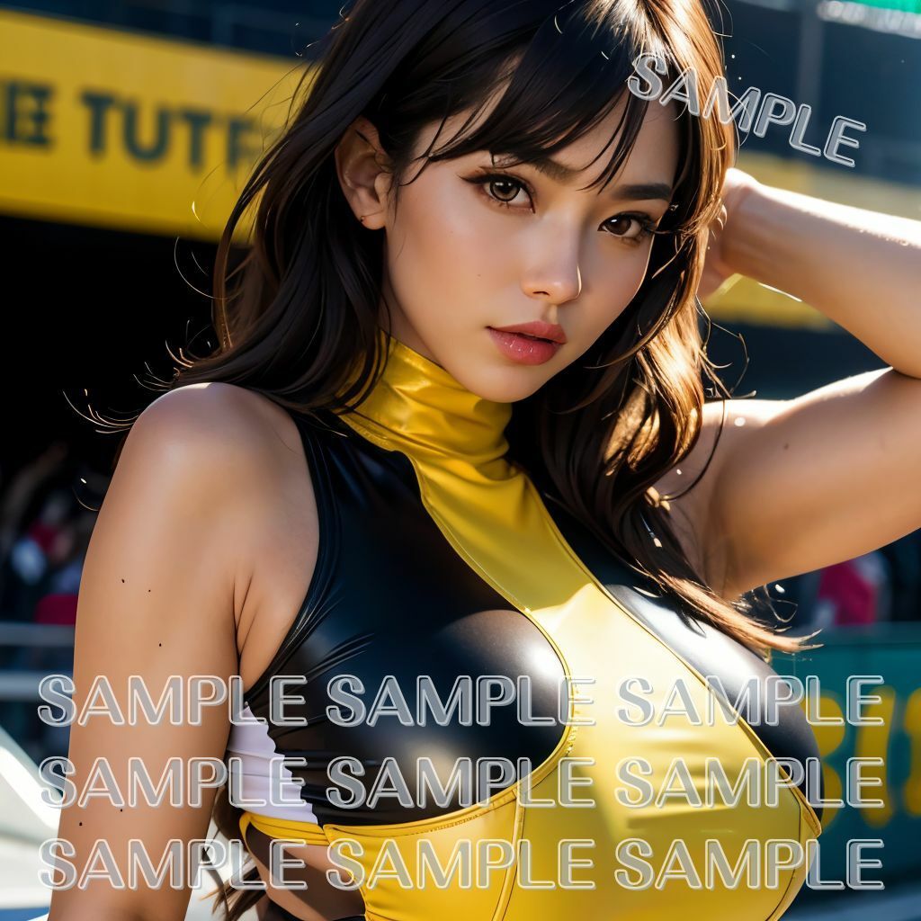 サンプル画像1:レースクイーンコスプレのエログラビア写真集(豆あい) [d_351939]