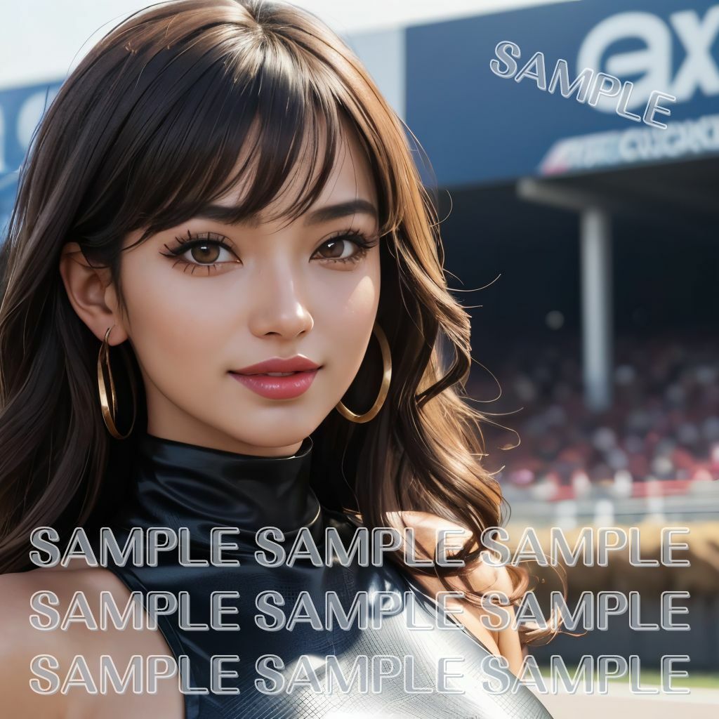 サンプル画像2:レースクイーンコスプレのエログラビア写真集(豆あい) [d_351939]