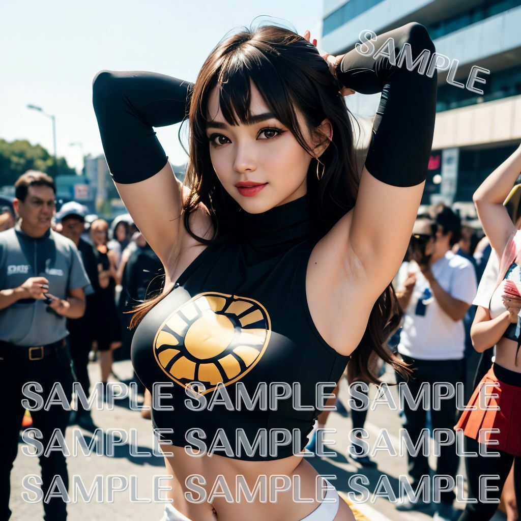 サンプル画像4:レースクイーンコスプレのエログラビア写真集(豆あい) [d_351939]