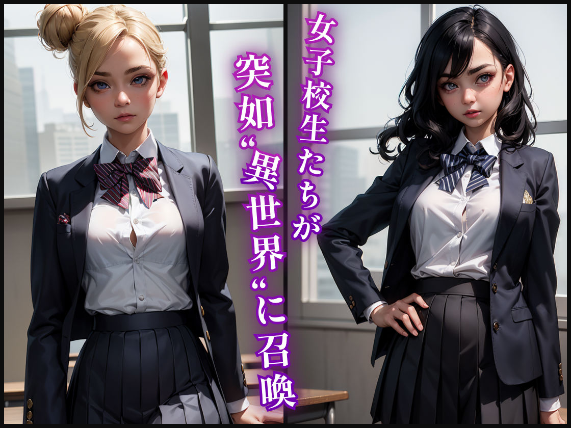 サンプル画像1:女子校生異世界召喚(美女紹介所) [d_351994]