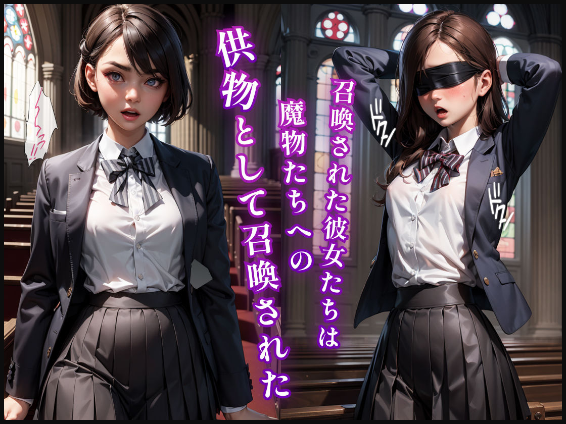 サンプル画像2:女子校生異世界召喚(美女紹介所) [d_351994]