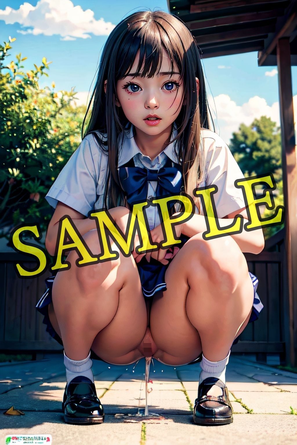 サンプル画像1:野外放尿-01 セミリアル Nシリーズ(まめまめクリ子2.5 セミリアル) [d_352051]