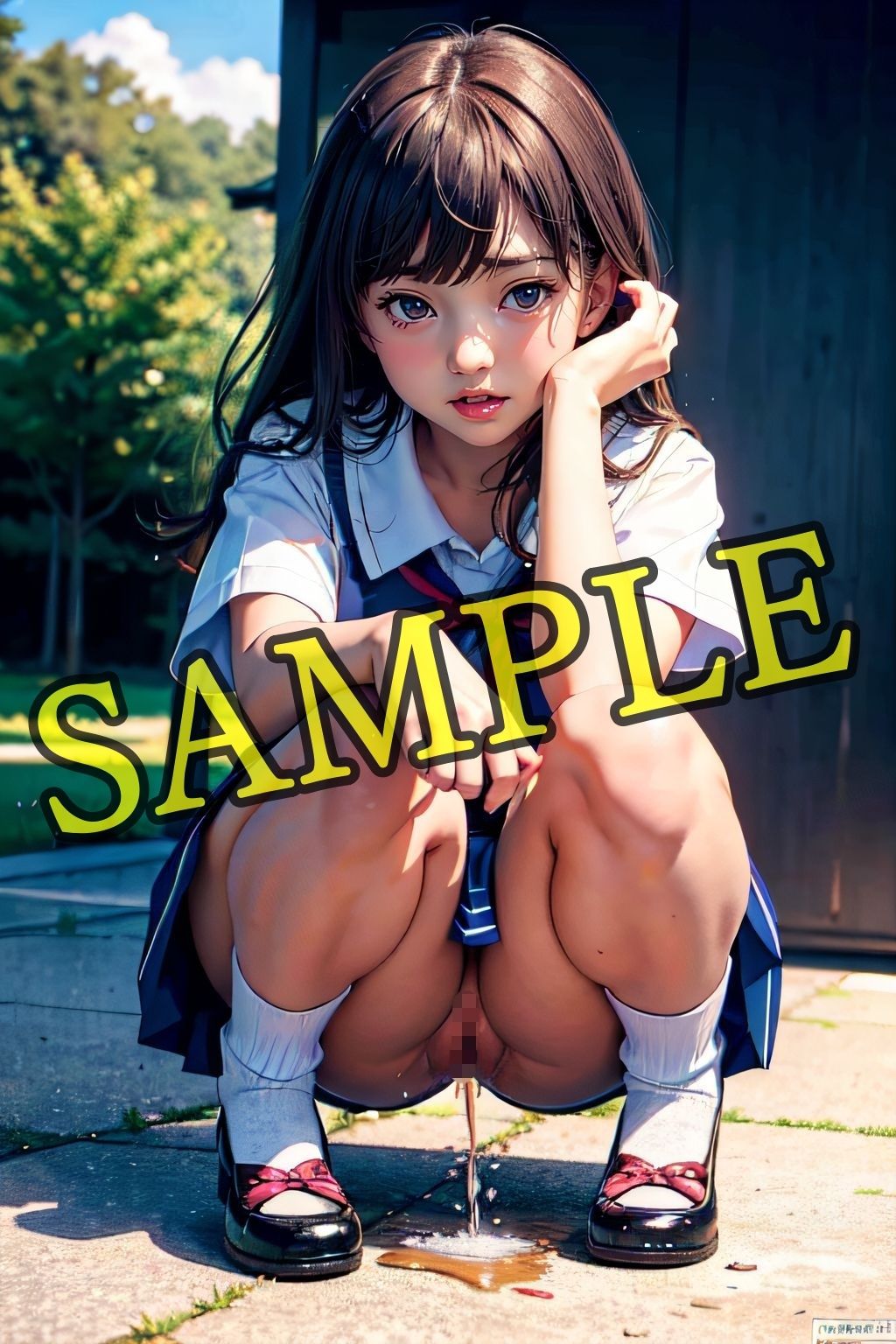 サンプル画像4:野外放尿-01 セミリアル Nシリーズ(まめまめクリ子2.5 セミリアル) [d_352051]