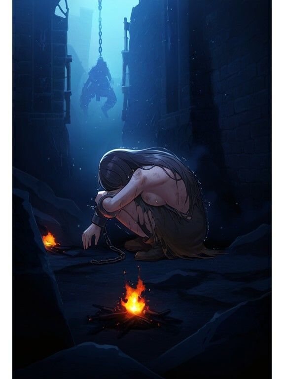 サンプル画像5:戦火で犯して種付けされた妊婦たちの絶望（ボテ腹・拷問・拘束）(AI欲イラスト屋さん：わんたんめん) [d_352081]