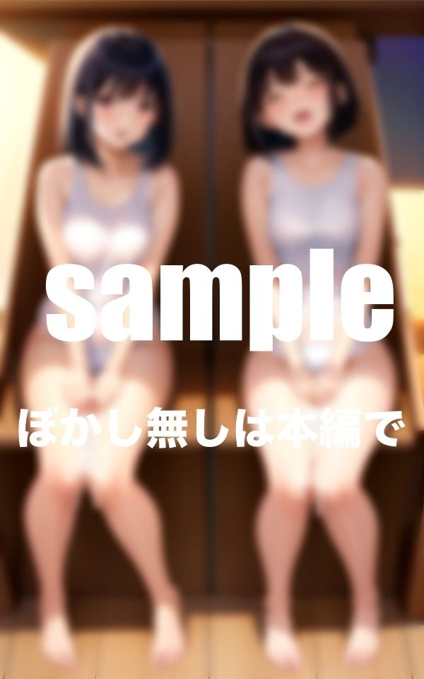 サンプル画像6:えっちな水泳部の双子の美人姉妹(とろろ生成) [d_352095]