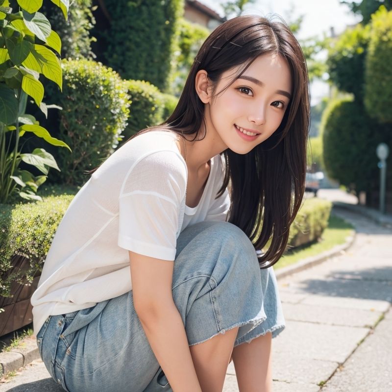 サンプル画像1:清楚美人のちっぱい(ピンキー) [d_352123]