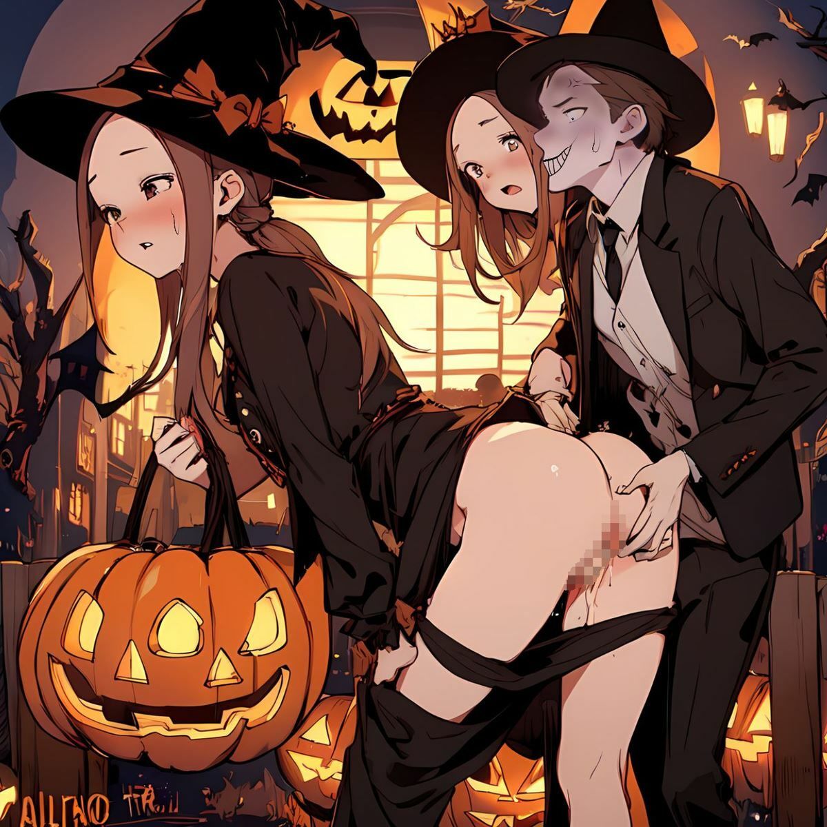 サンプル画像6:元高木さんとガハママのハロウィンパーティー(鮫島猛) [d_352131]