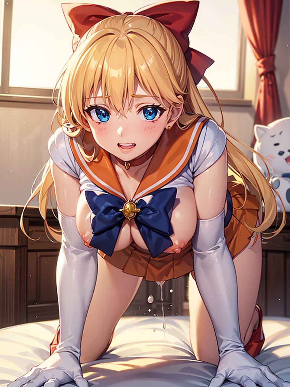 サンプル画像4:美少女戦士セー〇ームーン 愛野〇奈子（ヴィー〇ス） オナニー集(AI同人Lab) [d_352150]