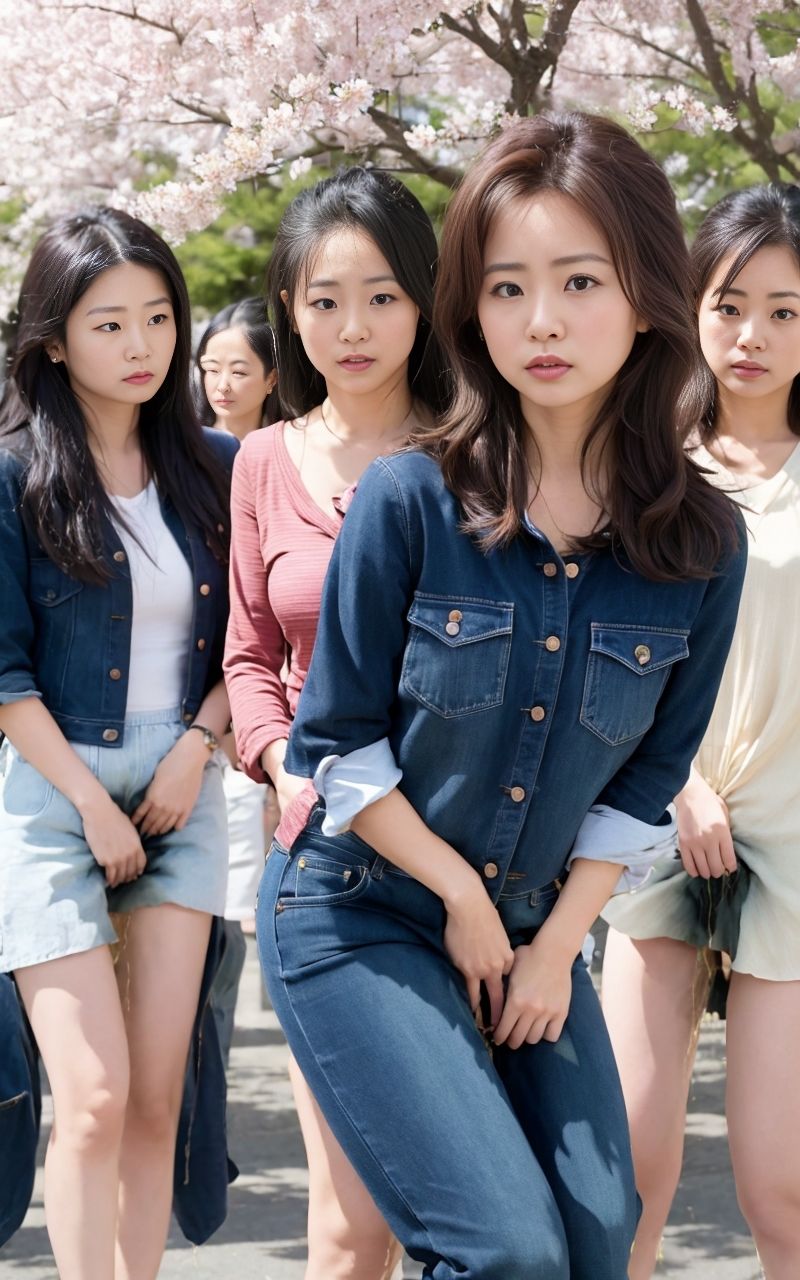 サンプル画像1:花見会場おもらし2(P-AI planning) [d_352175]