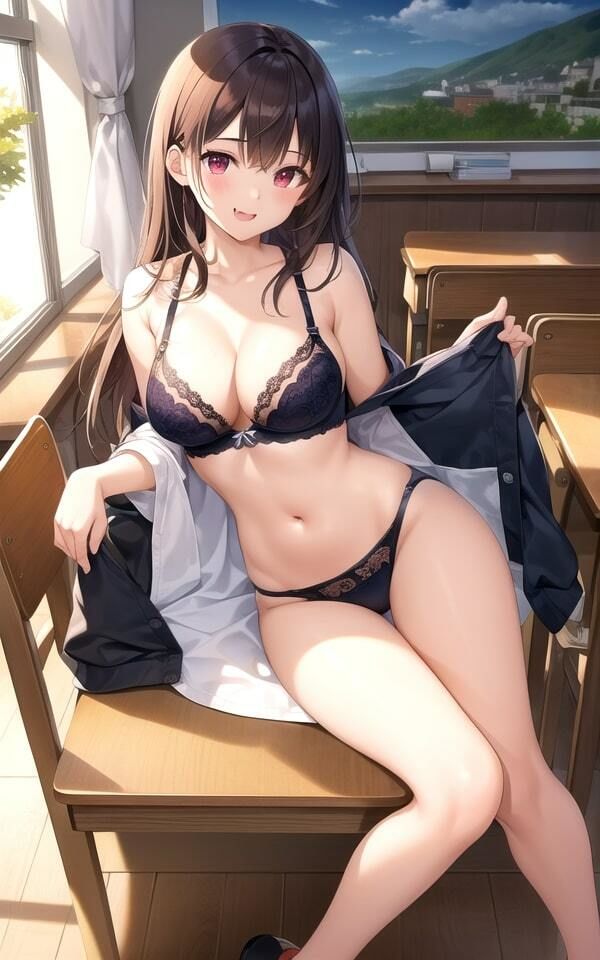 サンプル画像3:北海道の学校に転勤したら美女たちが誘惑してきて…。(AIラブリー) [d_352210]