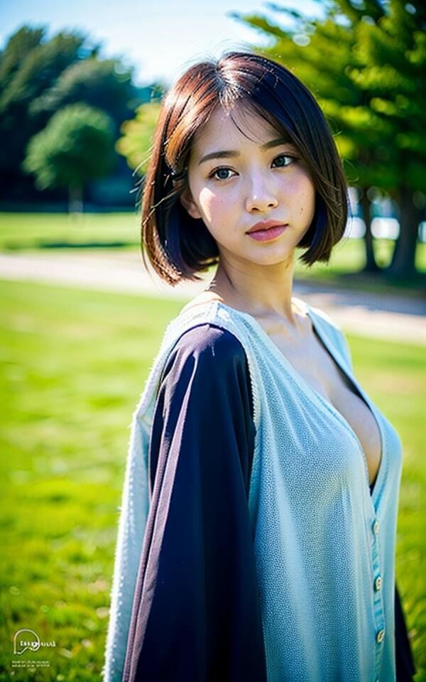 サンプル画像4:露出したら発情しちゃう淫乱OL写真集(I LOVE AI) [d_352212]