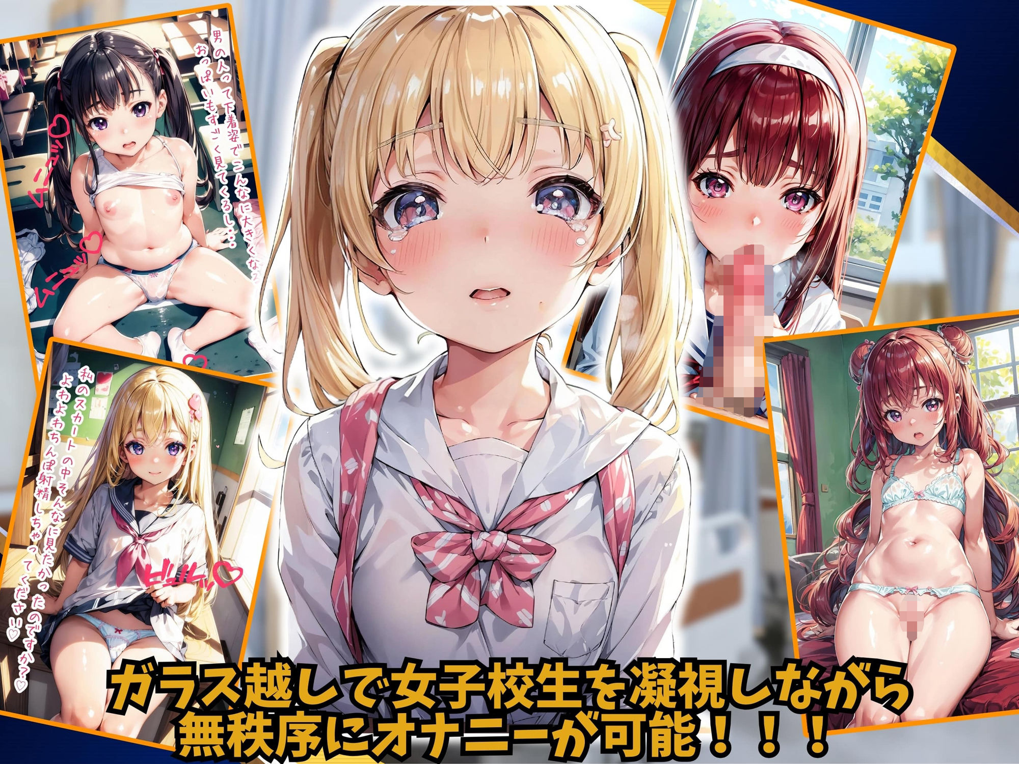 サンプル画像2:女子校生をのぞくことができる風俗店(優品工房) [d_352270]