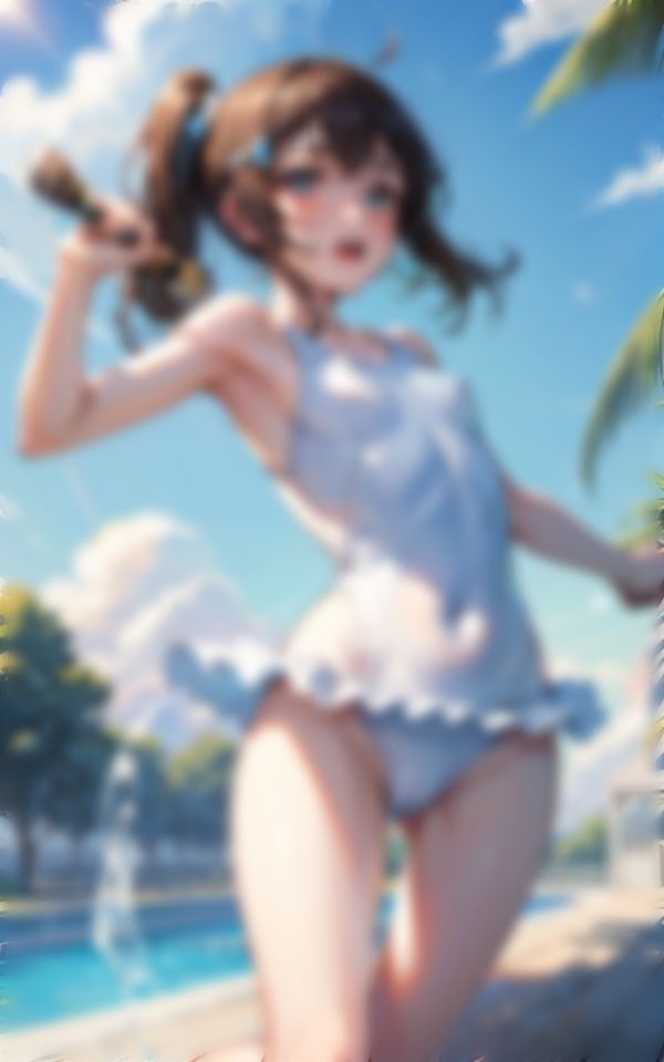 サンプル画像2:白スク水の魔法少女VOL.1(panpanyamaDX) [d_352298]