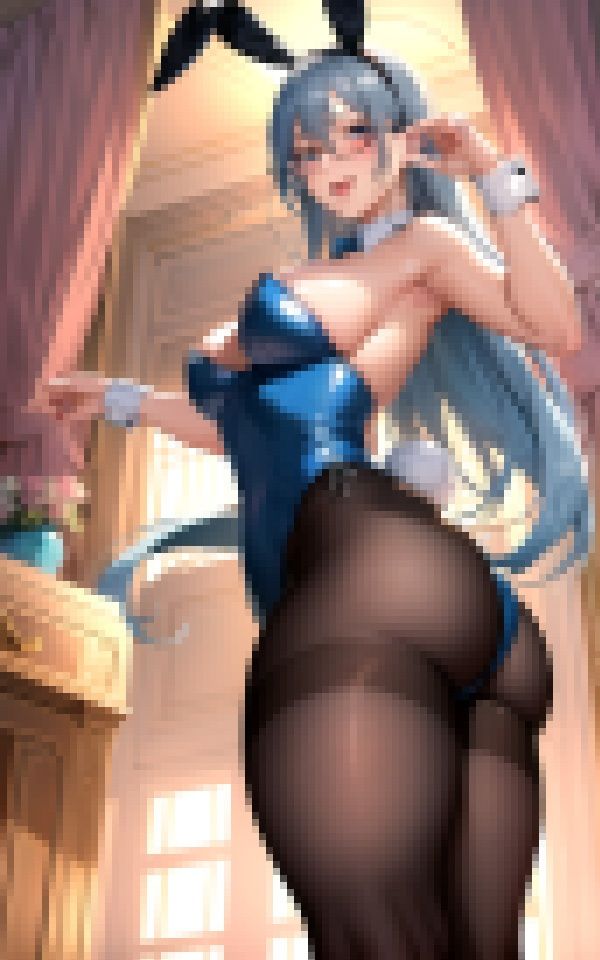 サンプル画像1:爆乳バニーを毎日指導エッチ(電脳花園) [d_352415]