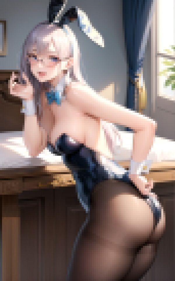 サンプル画像2:爆乳バニーを毎日指導エッチ(電脳花園) [d_352415]